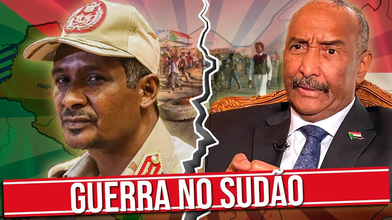 Thumbnail: ENTENDA A GUERRA NO SUDÃO: O CONFLITO POUCO FALADO NA MÍDIA