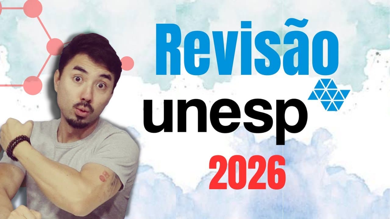 Thumbnail: REVISÃO DE QUÍMICA | UNESP 2026 |