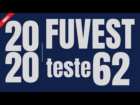 Thumbnail da aula: FUVEST 2020: q. 62 [História]