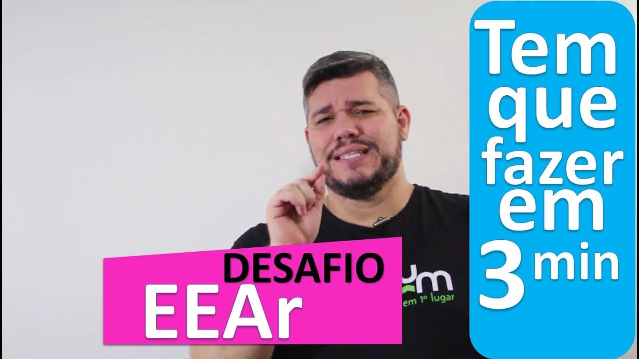 Thumbnail: 😎DESAFIO EEAr 10 - Tem que fazer em 3 minutos! Retas Perpendiculares