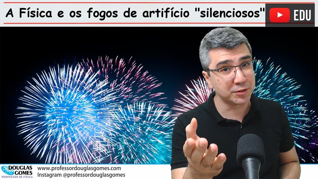 Thumbnail: A Física dos fogos de artifício "silenciosos" | Física do cotidiano