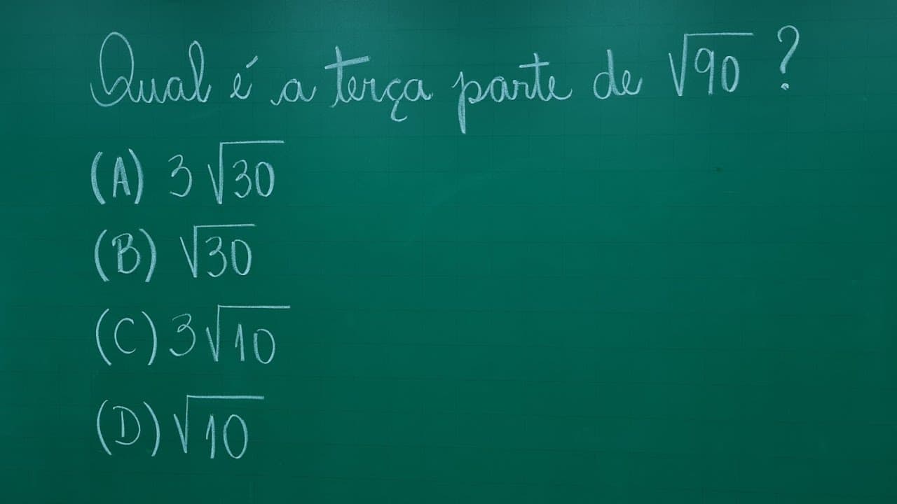Thumbnail: 🔴 Terça Parte - Como resolver? Professora Angela Matemática