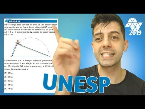 Thumbnail da aula: UNESP 2019  Q85 Mat