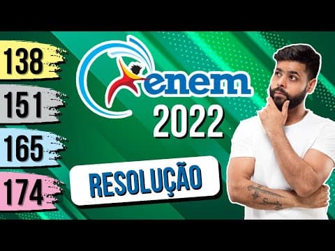 Thumbnail da aula: ENEM 2022 MATEMÁTICA RESOLUÇÃO COMENTADA - DEFINEM-SE O DIA E O ANO DE UM PLANETA DE UM SISTEMA