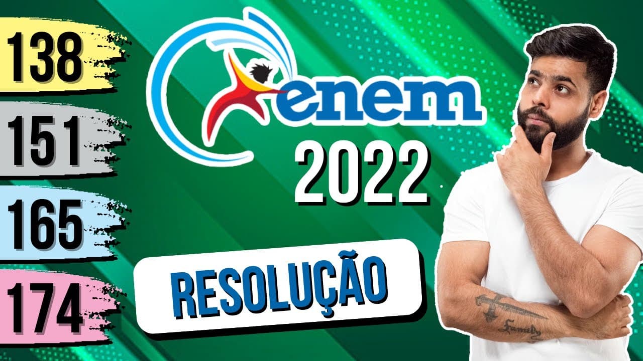 Thumbnail: ENEM 2022 MATEMÁTICA RESOLUÇÃO COMENTADA - DEFINEM-SE O DIA E O ANO DE UM PLANETA DE UM SISTEMA