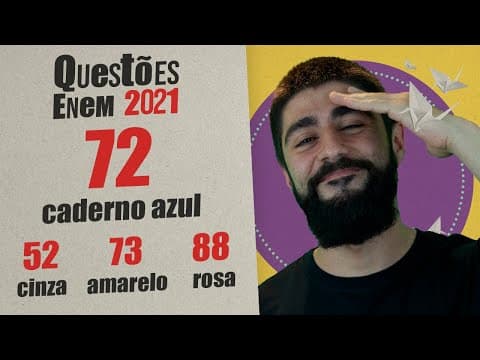 Thumbnail da aula: ENEM 2021 | Planejamento Urbano | Questão 72 ( caderno azul)