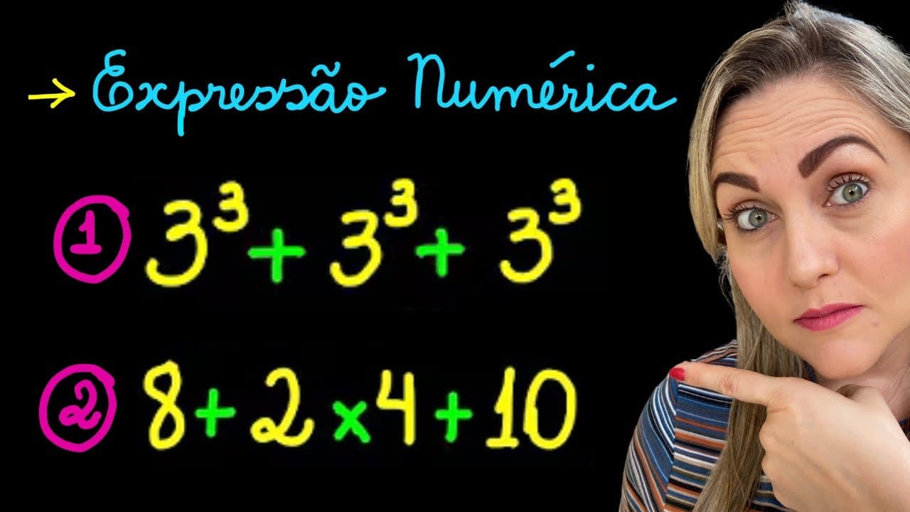 Thumbnail: EXPRESSÃO NUMÉRICA PASSO A PASSO !!! EXPLICAÇÃO DETALHADA DE COMO FAZER EXPRESSÃO NUMÉRICA!