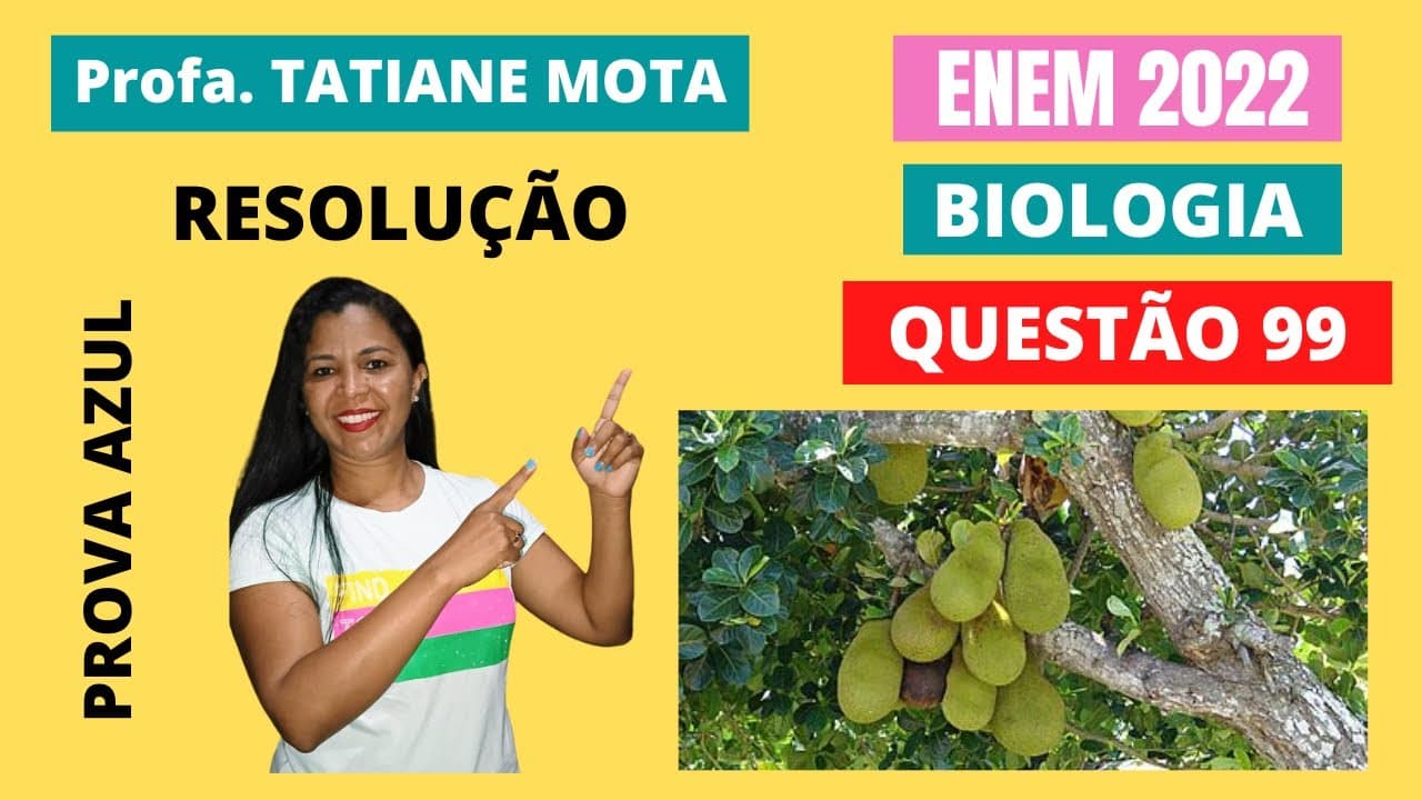 Thumbnail: ✅[ENEM 2022] # BIOLOGIA # QUESTÃO 99 – ECOLOGIA – ESPÉCIES EXÓTICAS - A extinção de espécies é uma