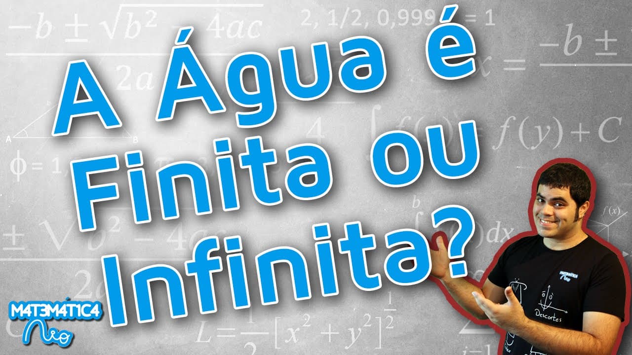 Thumbnail: A ÁGUA É FINITA OU INFINITA? | Matemática Rio
