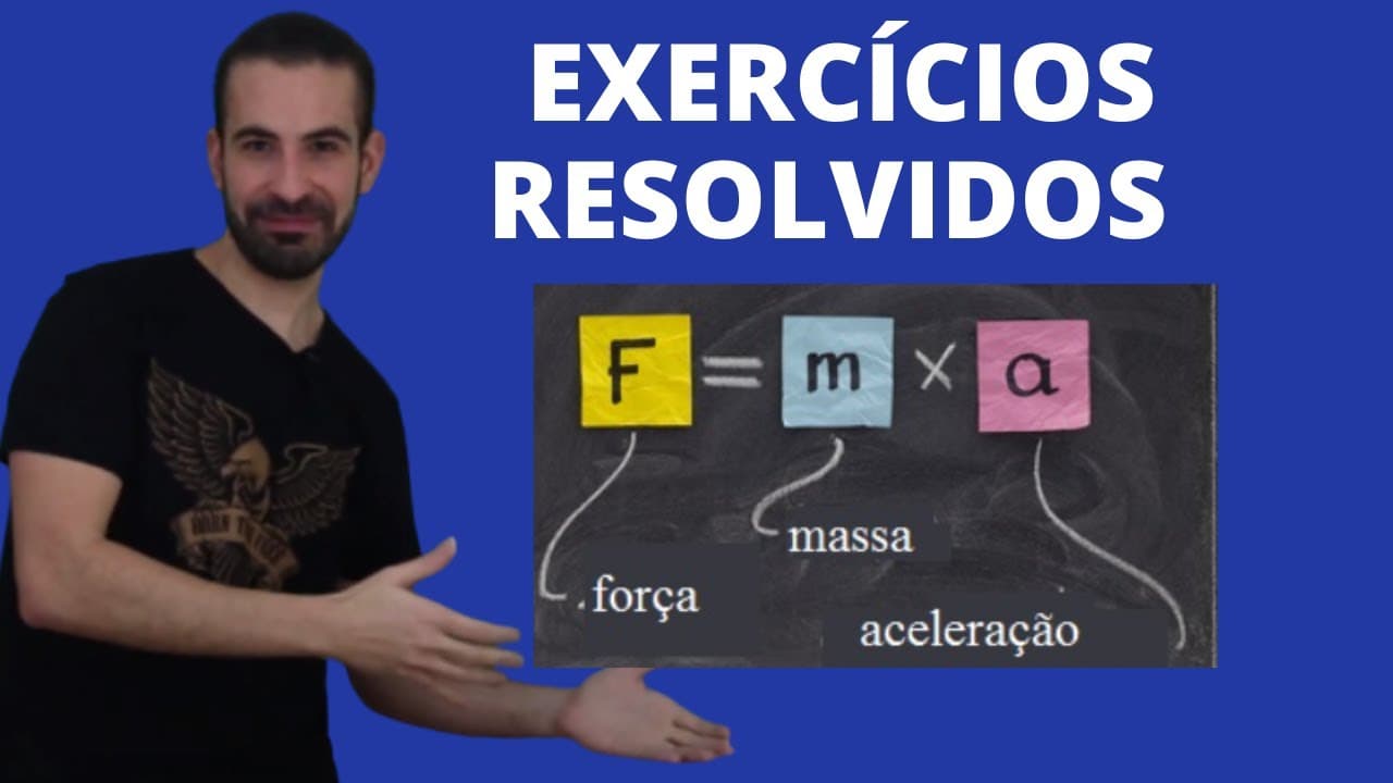 Thumbnail: EXERCÍCIOS RESOLVIDOS LEIS DE NEWTON - [ FÍSICA DO ZERO ]