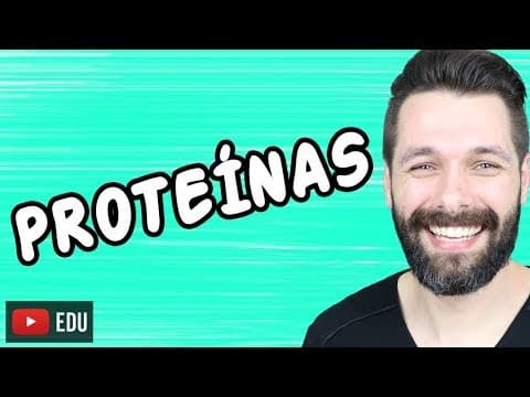 Thumbnail da aula: PROTEÍNAS - COMPOSTOS ORGÂNICOS - BIOQUÍMICA | Biologia com Samuel Cunha
