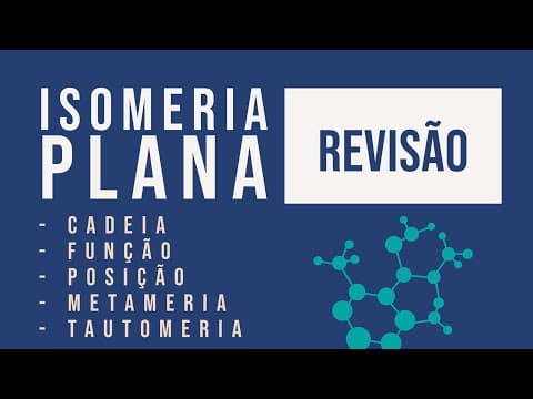 Thumbnail da aula: Isomeria Plana | Revisão