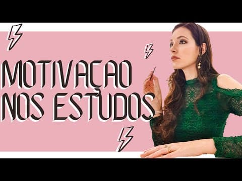 Thumbnail da aula: Como se manter MOTIVADO nos ESTUDOS - Sarah Schollmeier