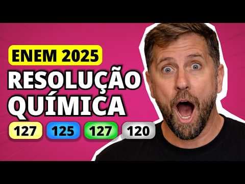 Thumbnail da aula: ENEM 2025 QUÍMICA – Questão 127 | Apaixonada por culinária e química, uma chefe de cozinha calculou
