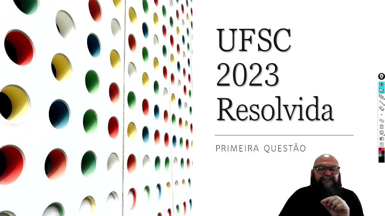 Thumbnail: Primeira Questão Matemática UFSC 2023