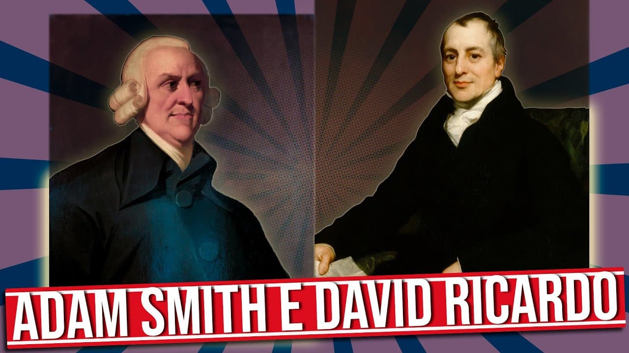 Thumbnail: LIBERALISMO ECONÔMNICO: ADAM SMITH X DAVID RICARDO