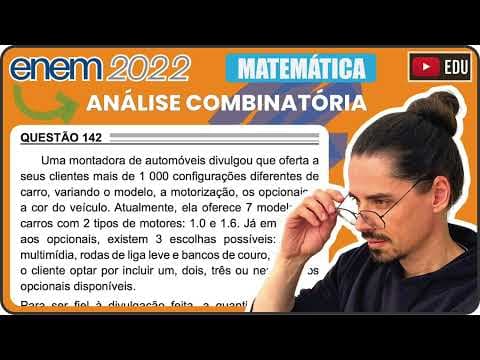 Thumbnail da aula: [ENEM 2022] 142 📘 ANÁLISE COMBINATÓRIA Uma montadora de automóveis divulgou que oferta a seus