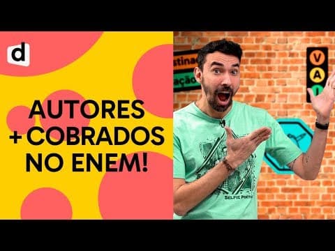Thumbnail da aula: LIVROS E AUTORES QUE MAIS CAEM NO ENEM | PLANTÃO DESCOMPLICA