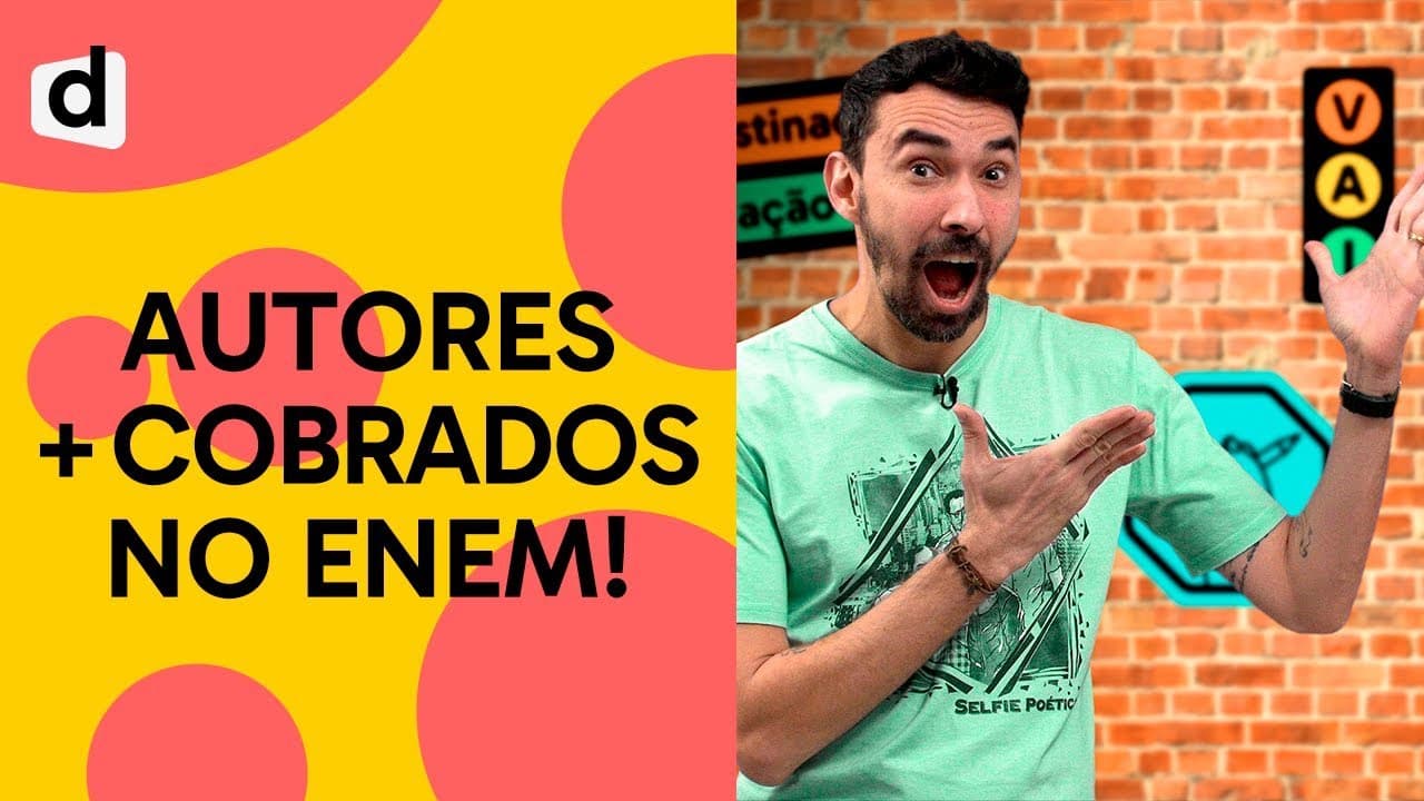 Thumbnail: LIVROS E AUTORES QUE MAIS CAEM NO ENEM | PLANTÃO DESCOMPLICA