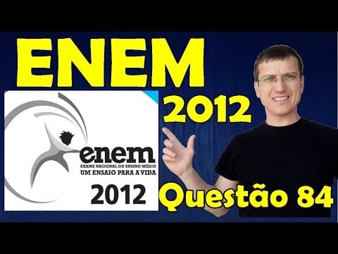 Thumbnail da aula: 84 - ENEM 2012 - Física - Ondulatória - Questão 84 resolvida (Caderno Azul) - Prof.  Marcelo Boaro