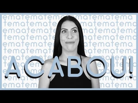Thumbnail da aula: Não vai mais ter vídeo de tema no canal? | Enem