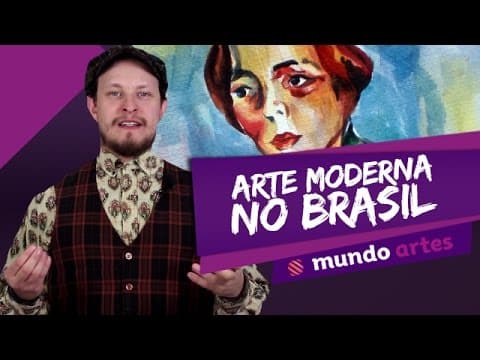 Thumbnail da aula: 👨‍🎨 Arte no Brasil (1/4): ARTE MODERNA NO BRASIL - Mundo Artes - ENEM
