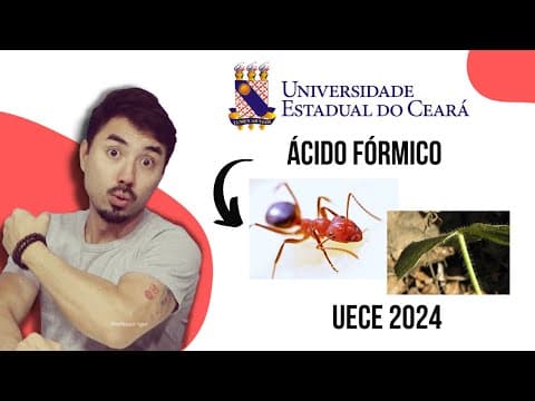 Thumbnail da aula: UECE 2024 - 52 | ÁCIDO FÓRMICO