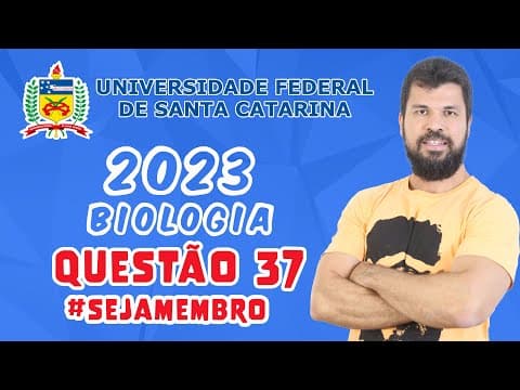 Thumbnail da aula: UFSC 2023 - Questão 37 - O arroz-dourado (do inglês golden rice) é uma variedade geneticamente modif