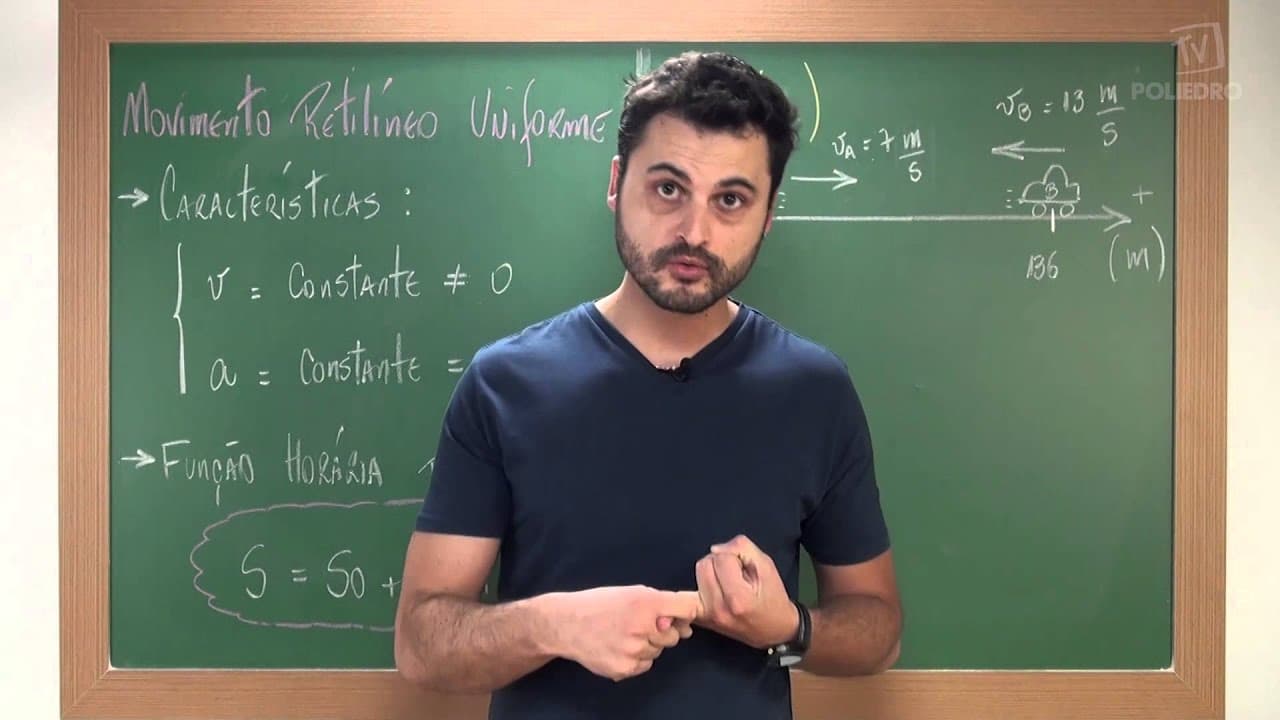 Thumbnail: Videoaulas Poliedro | Enem | Movimento Retilíneo Uniforme
