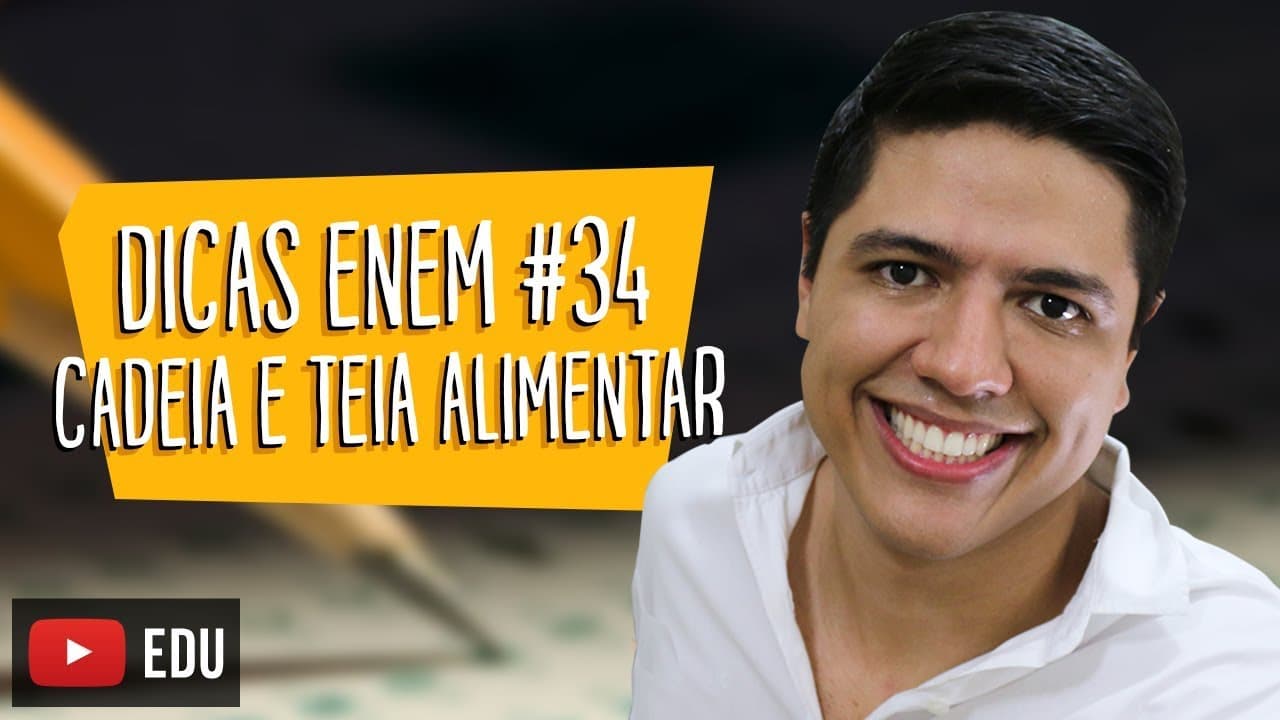 Thumbnail: CADEIA ALIMENTAR -  DICA ENEM BIOLOGIA #34 - Prof. Kennedy Ramos