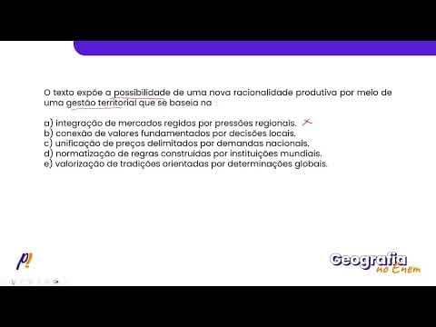 Thumbnail da aula: ENEM 2024 - A EVOLUÇÃO DA INDUSTRIALIZAÇÃO E AS TRANSFORMAÇÕES | Há experiências de lutas sociais...