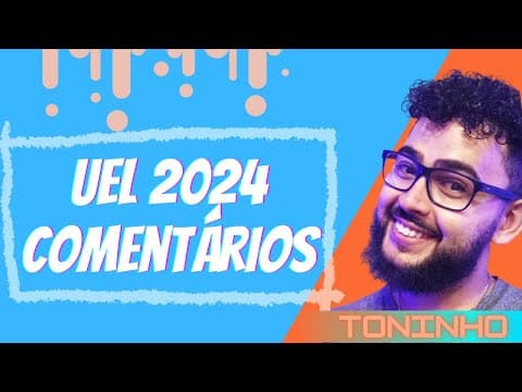 Thumbnail da aula: UEL 2024 - COMENTÁRIOS DE FILOSOFIA