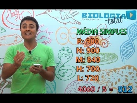 Thumbnail da aula: Como Calcular a Média do ENEM - Prof. Paulo Jubilut