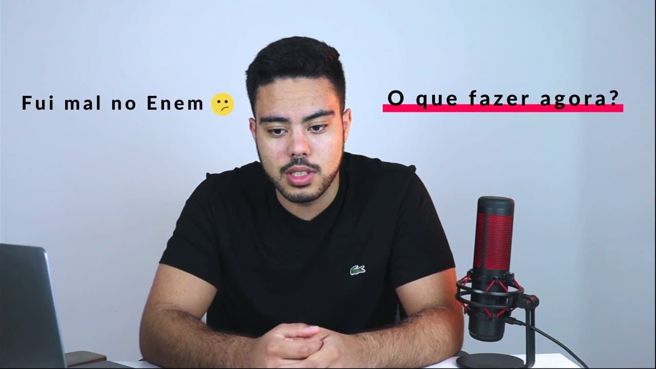 Thumbnail: Fui mal no ENEM 2024 e agora? (entender isso muda tudo)
