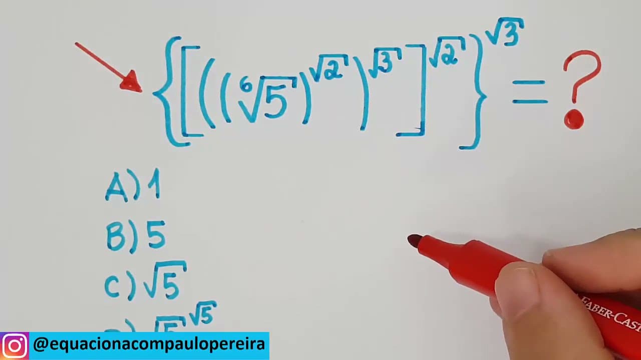 Thumbnail: 🔥 HELP MATEMÁTICA BÁSICA - Desafio de Potenciação  #166