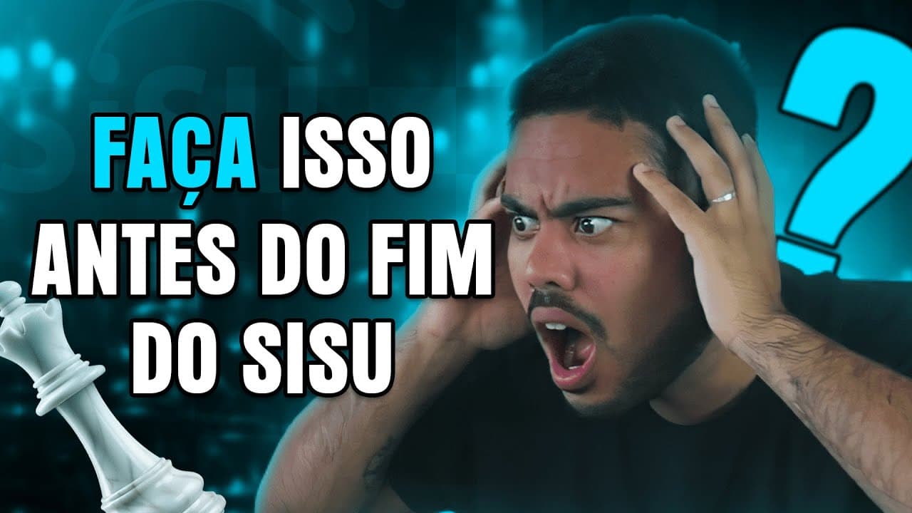 Thumbnail: O que fazer com a ultima classificação parcial do SISU 2024?