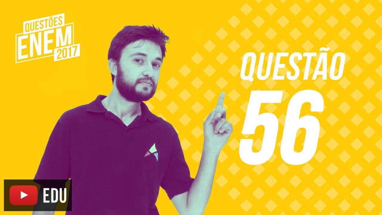 Thumbnail: Enem 2017 - Ciencias Humanas | Questão 56 (Caderno Amarelo)