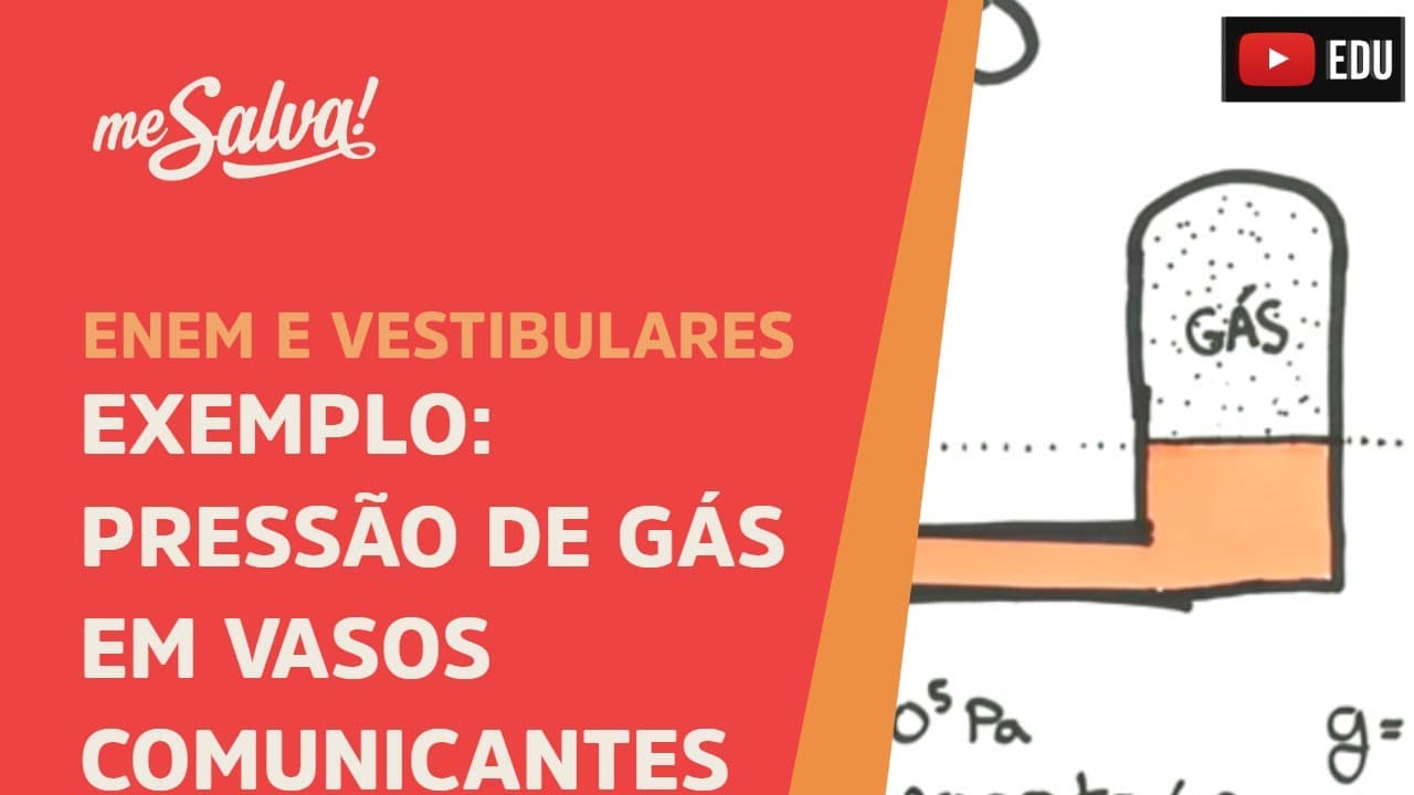 Thumbnail: Me Salva! HID10 - Hidrostática - Exemplo: Pressão de Gás em Vasos Comunicantes