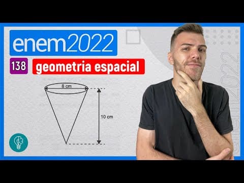 Thumbnail da aula: ENEM 2022 - Q138 - Uma empresa produz e vende um tipo de chocolate, maciço... - GEOMETRIA ESPACIAL