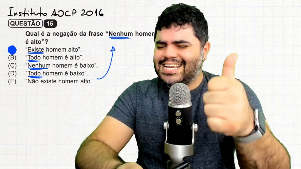 Thumbnail: ✔️ QUESTÕES DE CONCURSO PÚBLICO sobre Quantificadores Lógicos | Curso de RLM | Aula 14