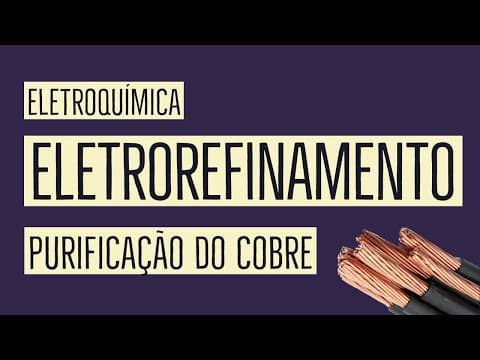Thumbnail da aula: Eletrorefinamento | Eletrólise com Eletrodos Ativos | Eletroquímica
