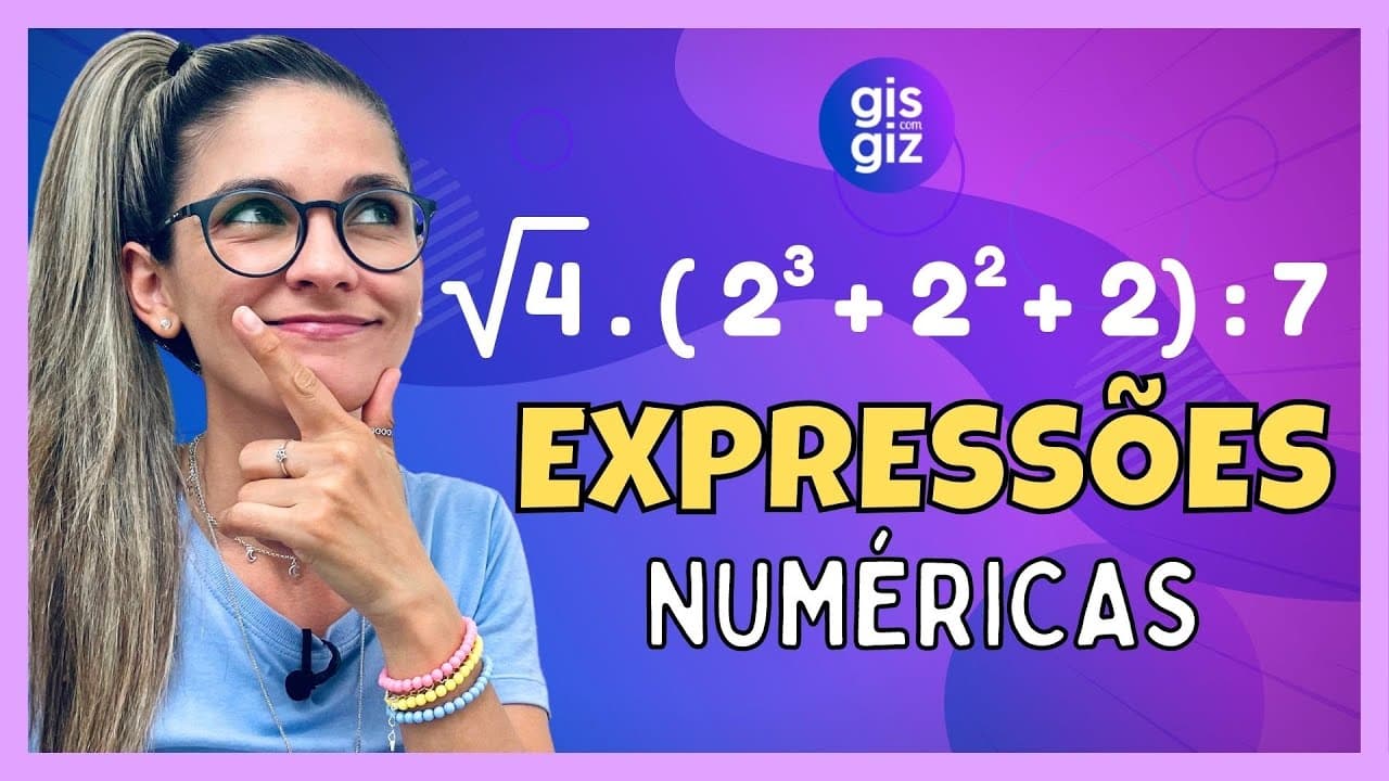 Thumbnail: EXPRESSÃO NUMÉRICA com RAIZ e POTÊNCIA #03 \Prof. Gis/