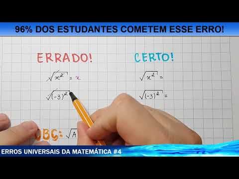 Thumbnail da aula: ☑️ 96% ERRAM essa conta! Erros Universais IV - Raiz quadrada com radicando literal