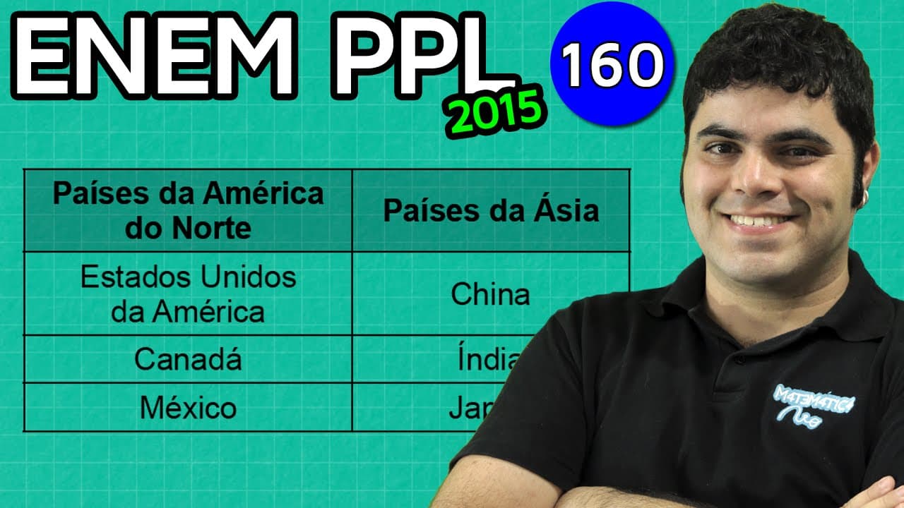 Thumbnail: ENEM PPL 2015 Matemática #25 - Probabilidade em Dois Sorteios Sucessivos e Sem Reposição
