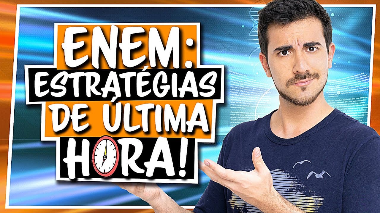 Thumbnail: 1 MÊS PARA O ENEM! Dicas e Estratégias para ARRASAR no Enem