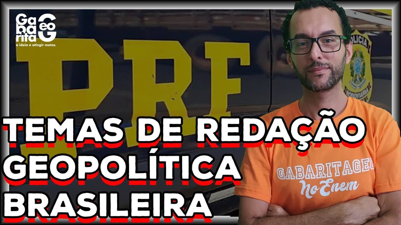 Thumbnail: CONCURSO DA PRF 2021 | TEMAS DE REDAÇÃO |