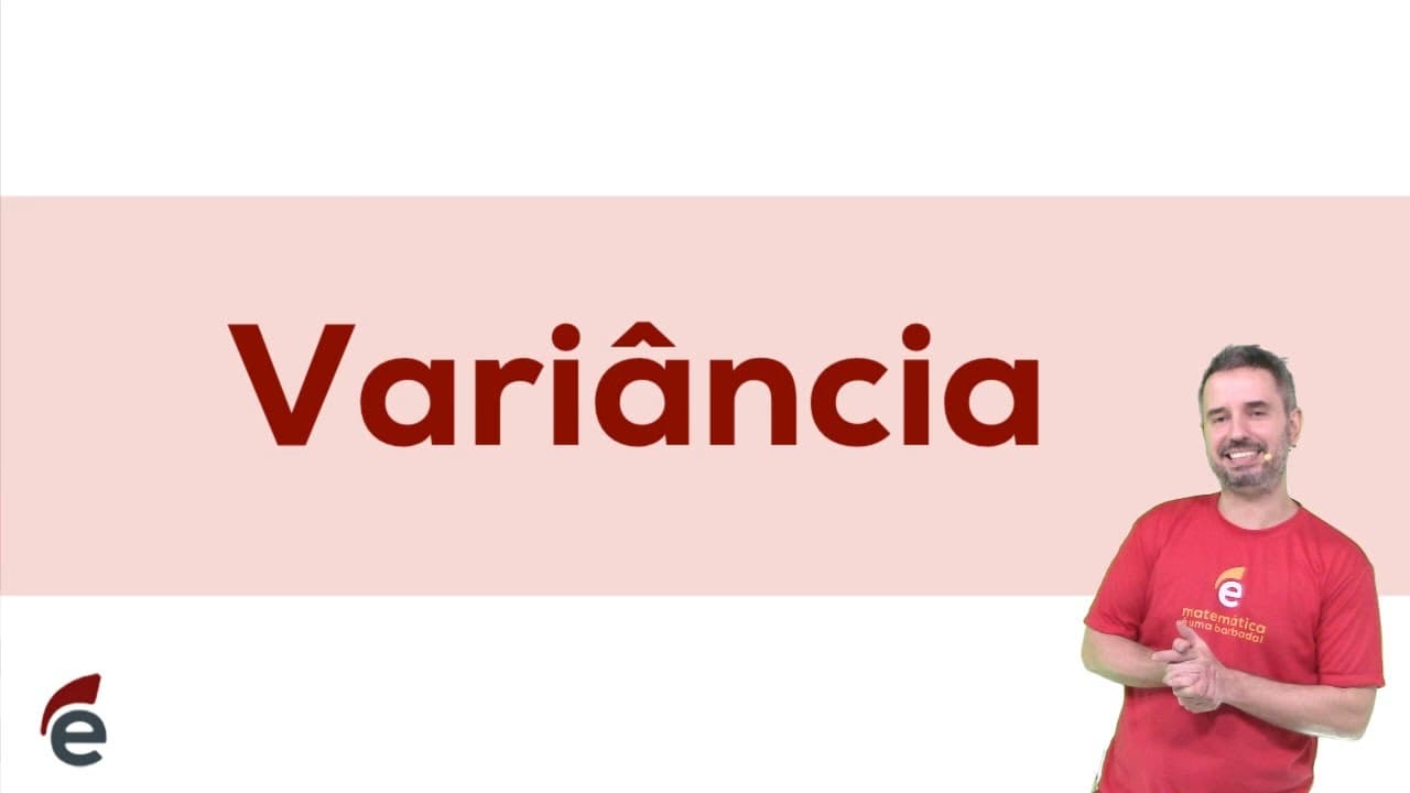 Thumbnail: Variância e Desvio Padrão Populacionais em 3 minutos