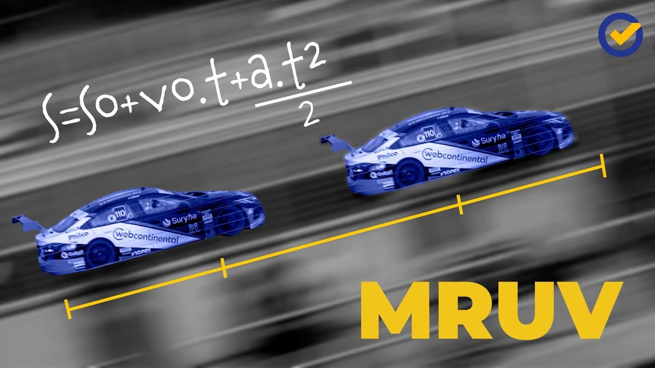 Thumbnail: Acelere no ENEM - MRUV
