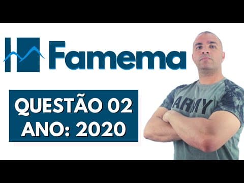 Thumbnail da aula: [FAMEMA 2020/Q02] "A figura representa uma estação de tratamento de água para abastecimento da..."