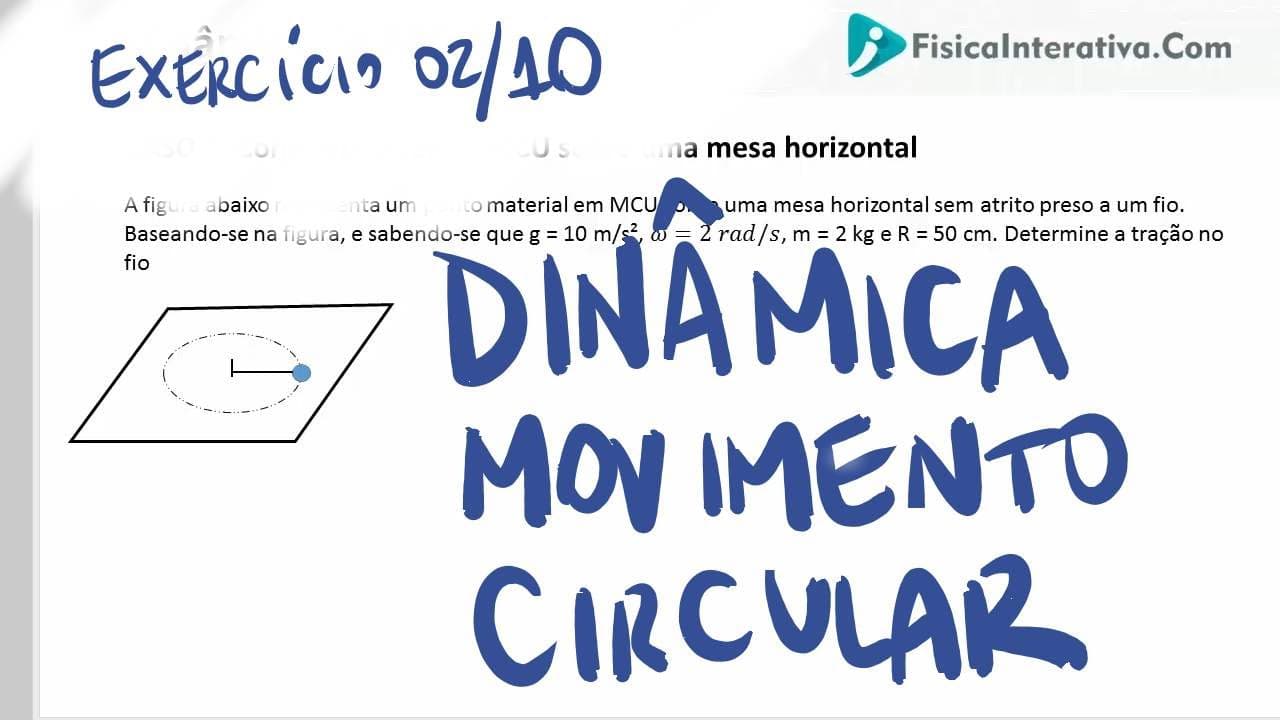 Thumbnail: Dinâmica do Movimento Circular - Exercício 02/10
